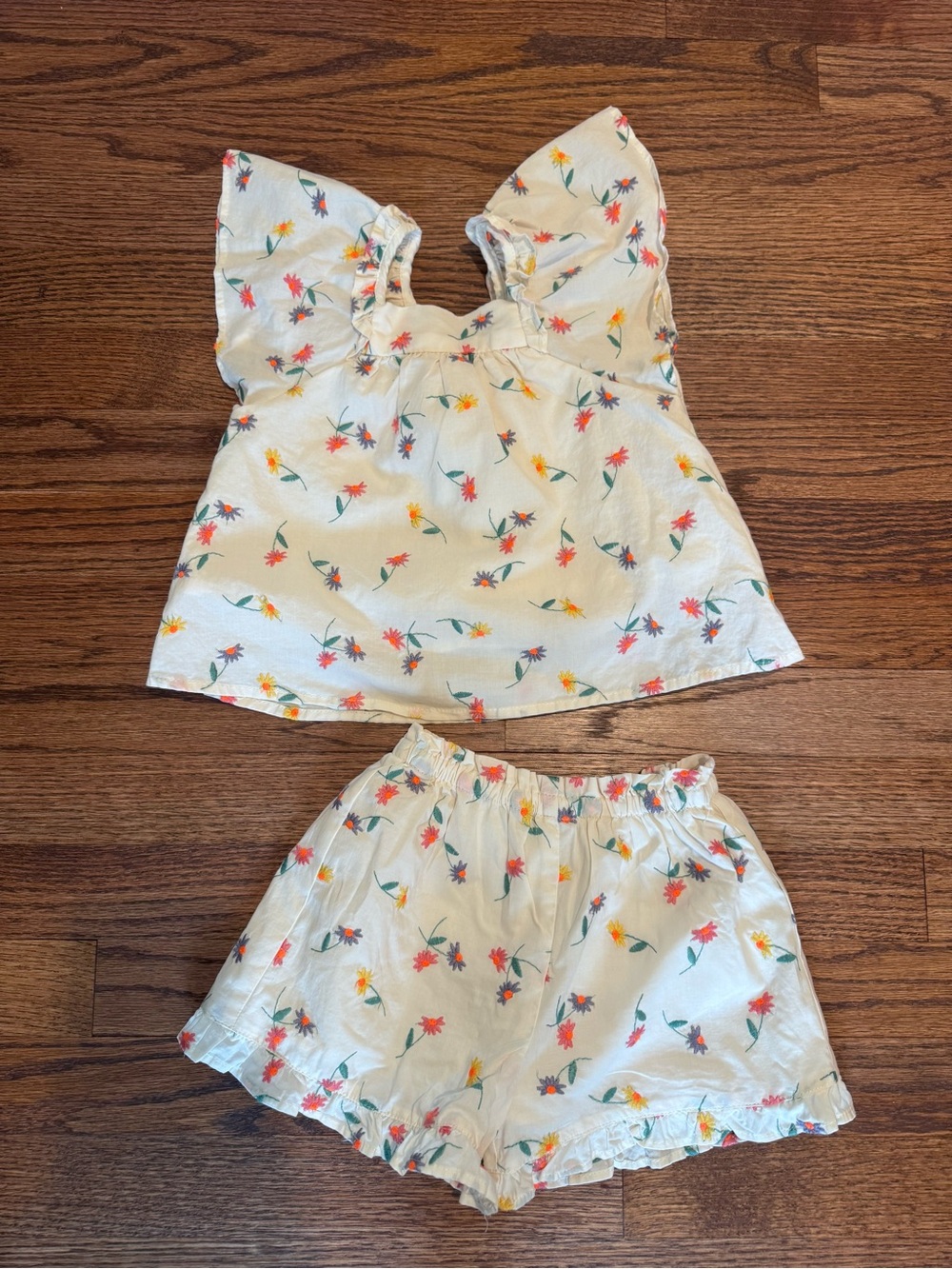 Zara Floral Embroidered Set
